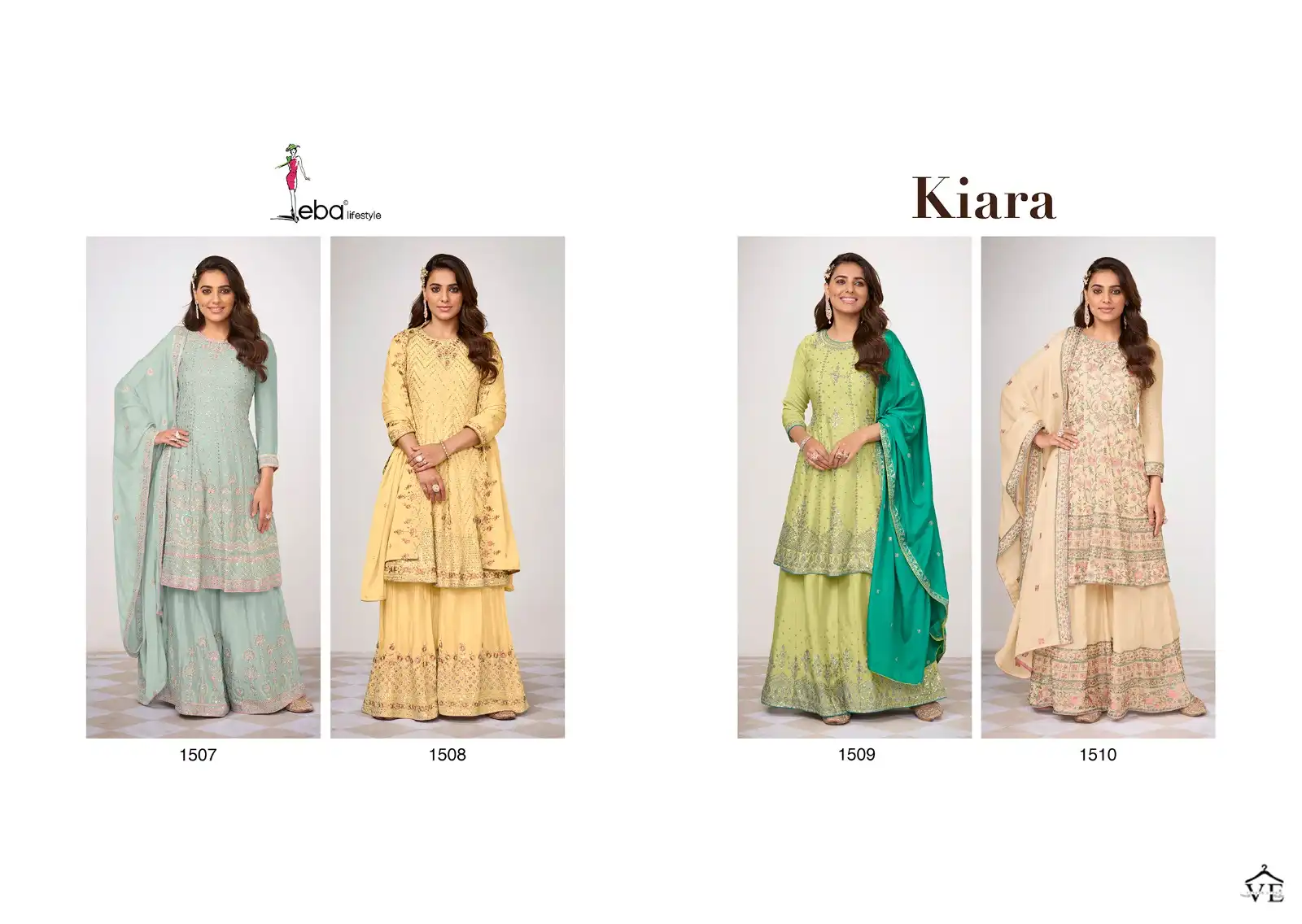 Eba Lifestyle Kiara Heavy Chinon Wholesale Readymade Designer Suits Catalog — Wholesale Salwar Suits, Eba Lifestyle wholesale from Surat — view 5