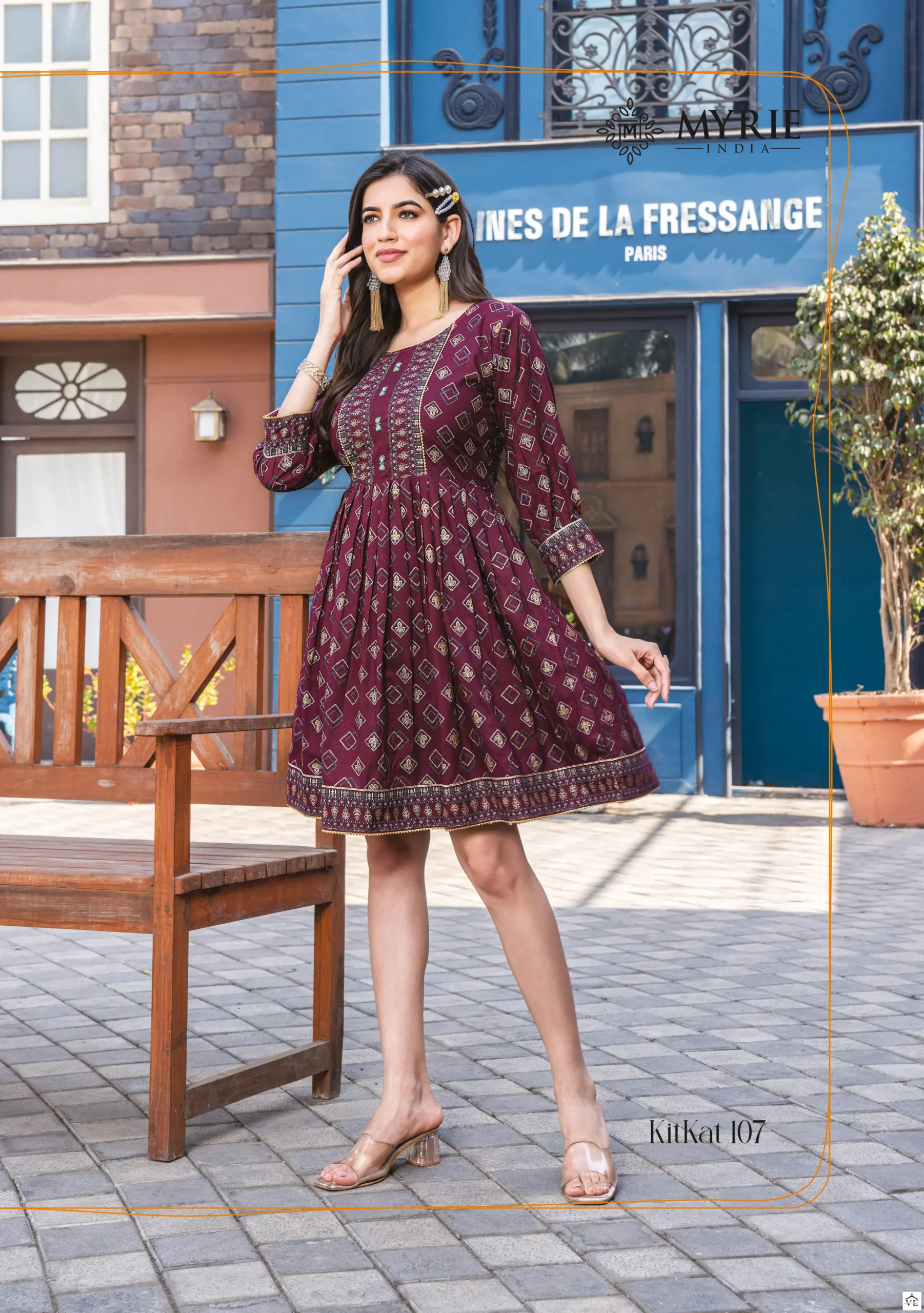 Mayrie Kitkat Heavy Rayon Wholesale Kurti Catalog — Wholesale Kurtis, MPA wholesale from Surat - Gallery Image 5