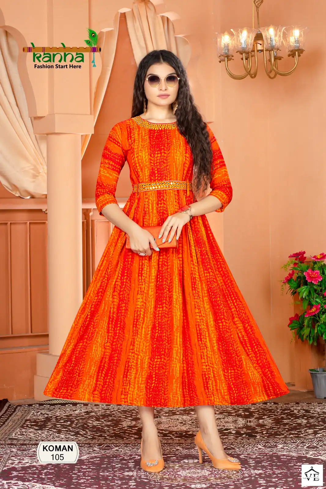 Vardan Ethnic Koman Heavy Rayon Wholesale Kurti Catalog - Image 4