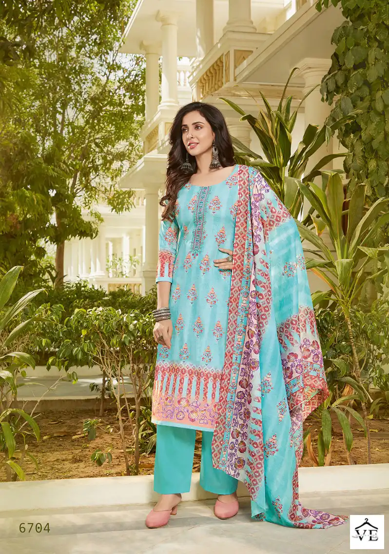Kalakriti Mysha Pure Cotton Wholesale Salwar Suit Catalog — Wholesale Salwar Suits, MPA wholesale from Surat - Gallery Image 5