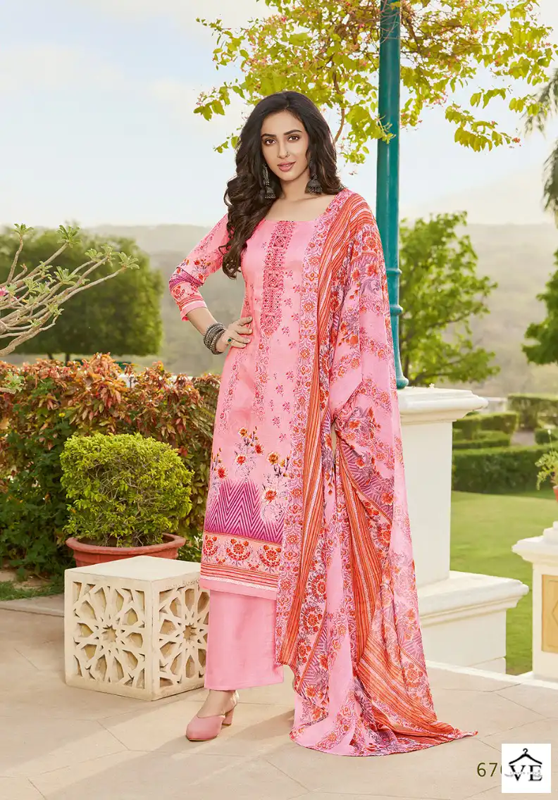 Kalakriti Mysha Pure Cotton Wholesale Salwar Suit Catalog — Wholesale Salwar Suits, MPA wholesale from Surat - Gallery Image 6