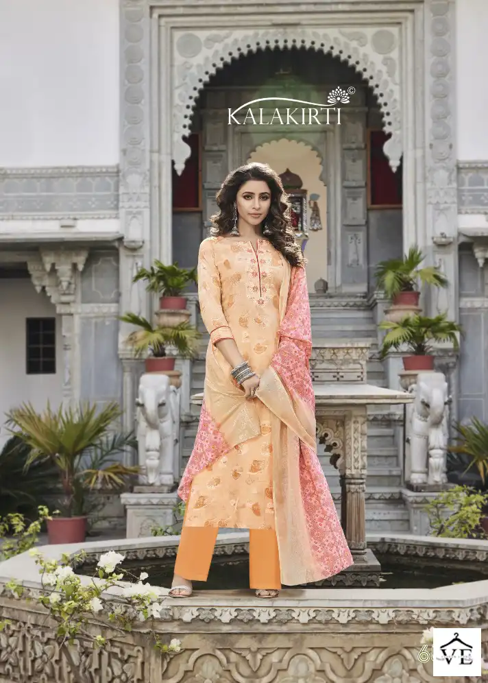 Kalakriti Breeze Pure Cambric Cotton Wholesale Salwar Suit Catalog — Wholesale Salwar Suits, MPA wholesale from Surat - Gallery Image 4