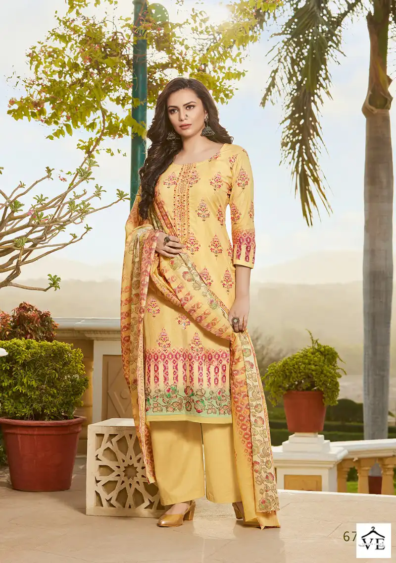 Kalakriti Mysha Pure Cotton Wholesale Salwar Suit Catalog — Wholesale Salwar Suits, MPA wholesale from Surat - Gallery Image 3