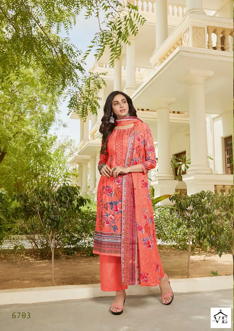 Kalakriti Mysha Pure Cotton Wholesale Salwar Suit Catalog — Wholesale Salwar Suits, MPA wholesale from Surat - Gallery Image 4