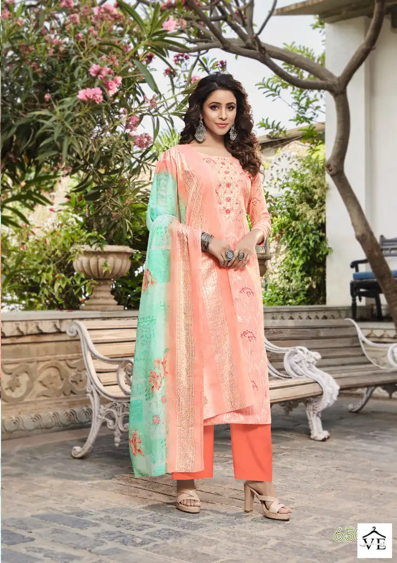 Kalakriti Breeze Pure Cambric Cotton Wholesale Salwar Suit Catalog — Wholesale Salwar Suits, MPA wholesale from Surat - Gallery Image 2