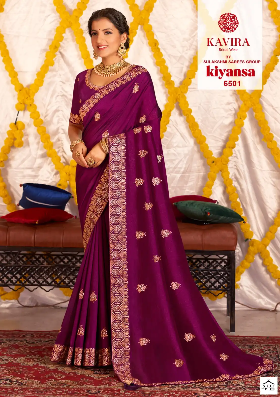 Kavira Kiyansa Vichitra Wholesale Saree Catalog — Wholesale Sarees, MPA wholesale from Surat - Gallery Image 8