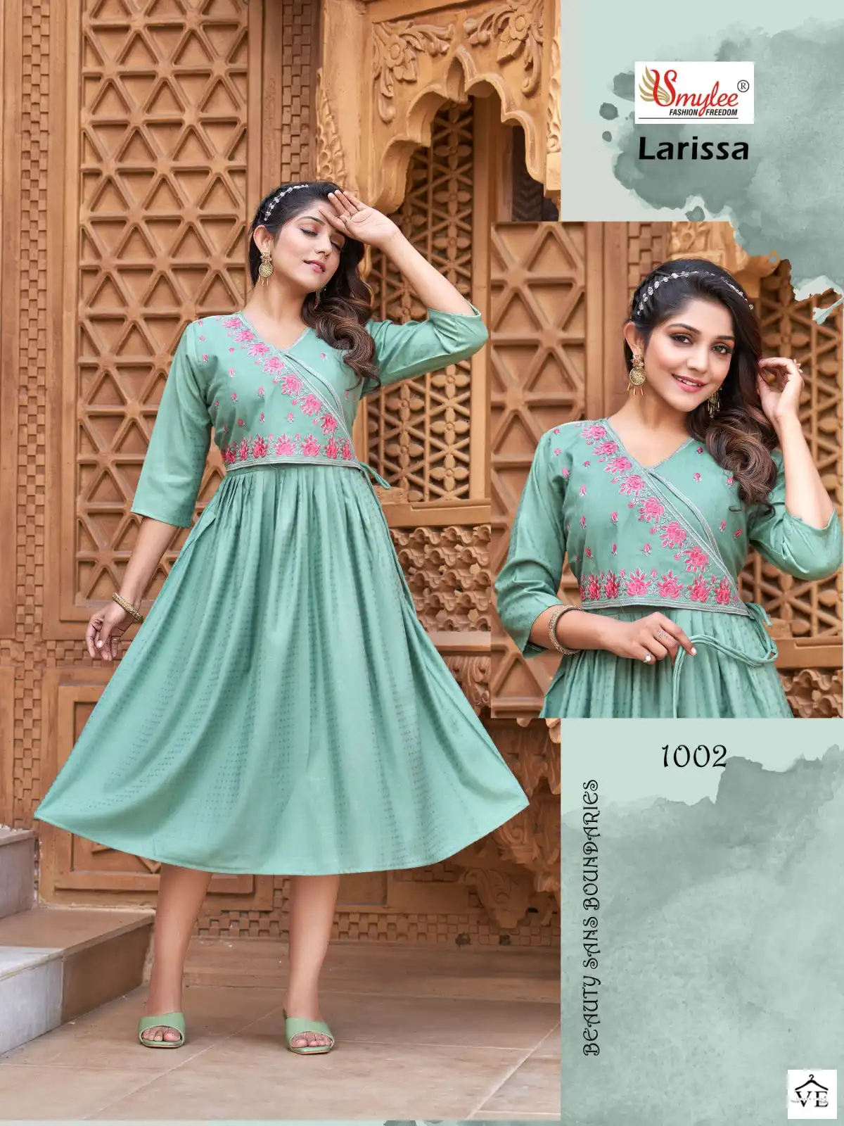 Smylee Larissa Heavy Rayon Wholesale Kurti Catalog — Wholesale Kurtis, MPA wholesale from Surat - Gallery Image 7