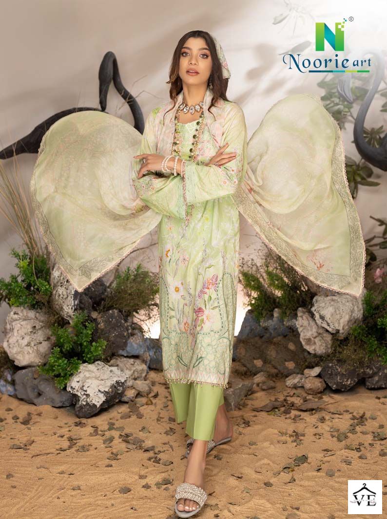 Noorie Art Libaas Cotton Wholesale Pakistani Salwar Suit Catalog — Wholesale Salwar Suits, MPA wholesale from Surat - Gallery Image 2