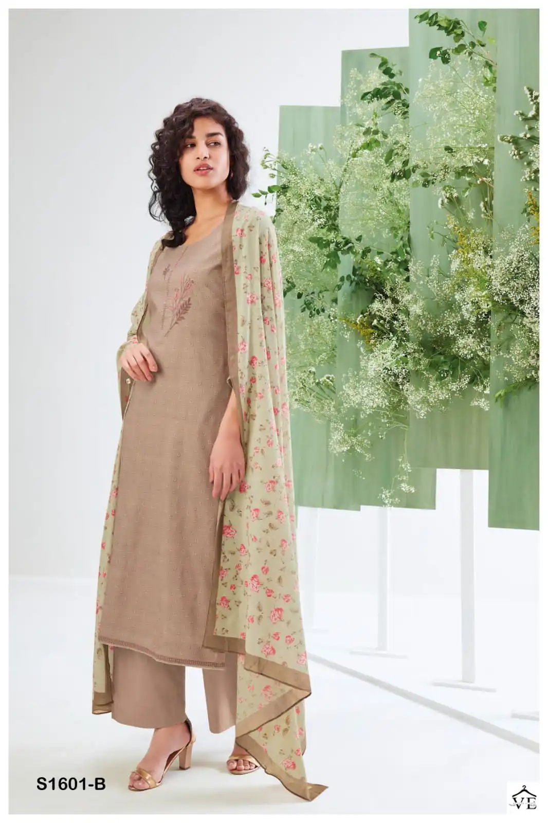 Ganga Lipika 1601 Premium Cotton Wholesale Salwar Suit Catalog — Wholesale Salwar Suits, MPA wholesale from Surat - Gallery Image 2