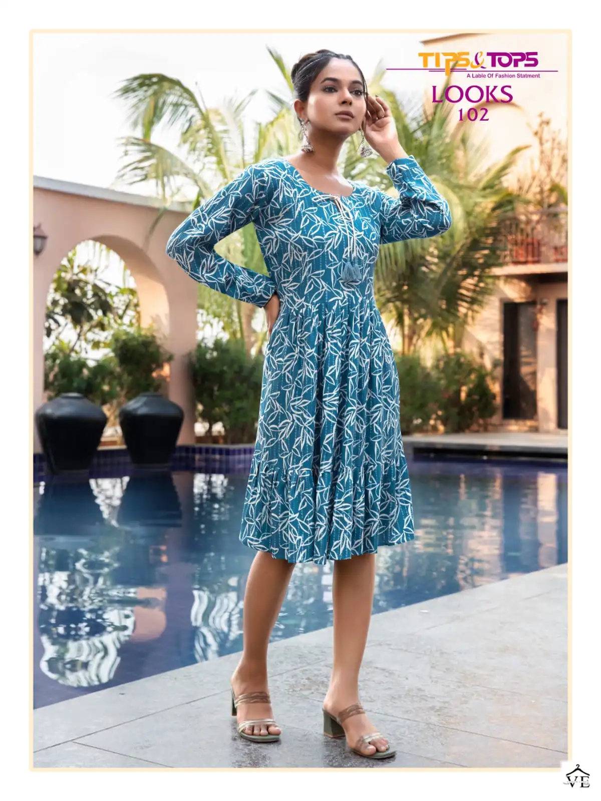 Tips & Tops Looks Vol 3 Heavy Rayon Wholesale Fancy Western Shorty Catalog — Wholesale Kurtis, MPA wholesale from Surat - Gallery Image 6