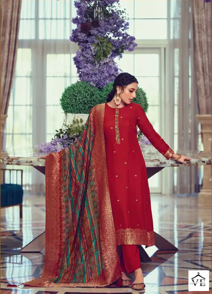 LT Nitya Vol -187 Dola Jacquard Wholesale Salwar Suit Catalog — Wholesale Salwar Suits, MPA wholesale from Surat - Gallery Image 6
