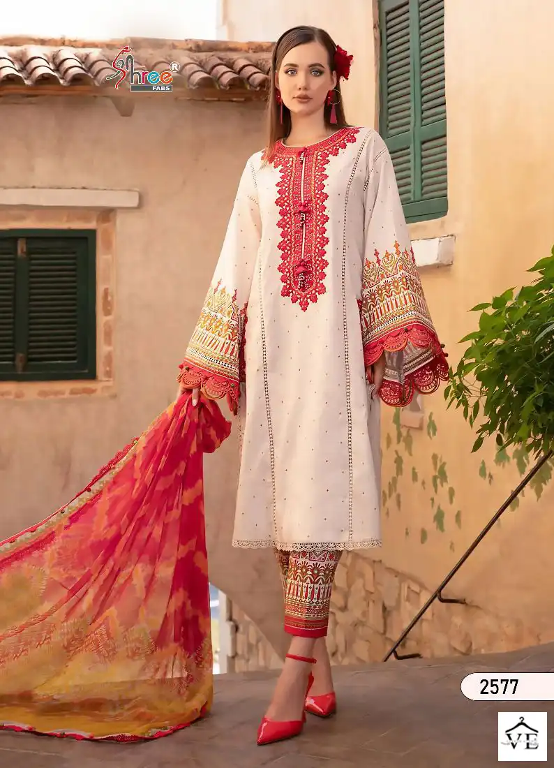 Shree Fabs M Print Spring Summer-23 Vol-1 Pure Cotton Wholesale Pakistani Salwar Suit Catalog — Wholesale Salwar Suits, MPA wholesale from Surat - Gallery Image 8