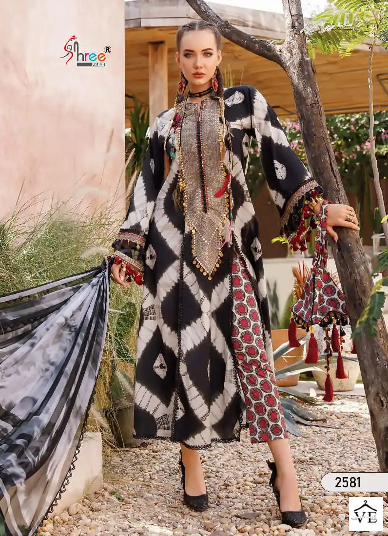 Shree Fabs M Print Spring Summer-23 Vol-1 Pure Cotton Wholesale Pakistani Salwar Suit Catalog — Wholesale Salwar Suits, MPA wholesale from Surat - Gallery Image 4