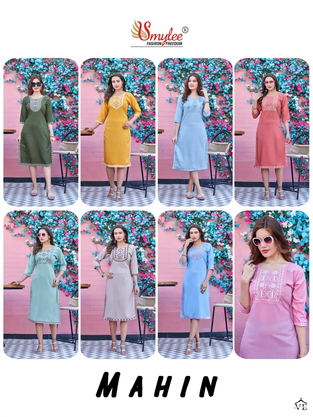 Rung Mahin Heavy Supreme Mink Wholesale Kurti Catalog — Wholesale Kurtis, MPA wholesale from Surat — view 8