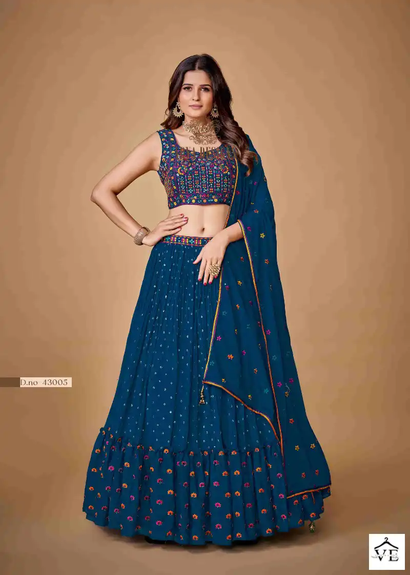 Arya Designs Mahira Vol 2 Georgette Wholesale Designer Readymade Lehenga Catalog — Wholesale Lehenga, MPA wholesale from Surat — view 6