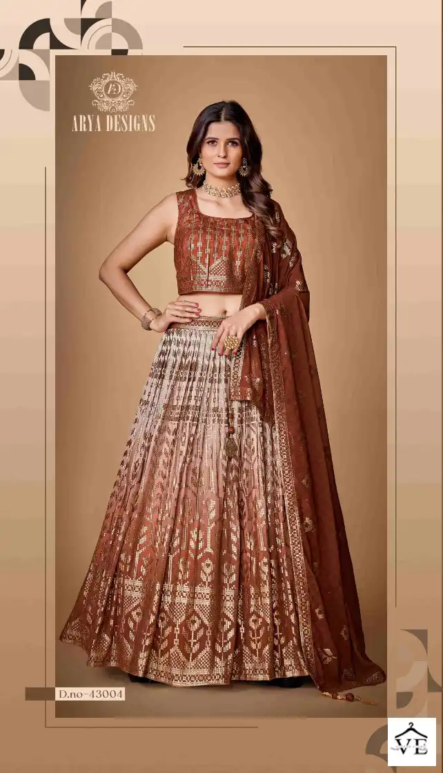 Arya Designs Mahira Vol 2 Georgette Wholesale Designer Readymade Lehenga Catalog — Wholesale Lehenga, MPA wholesale from Surat — view 2