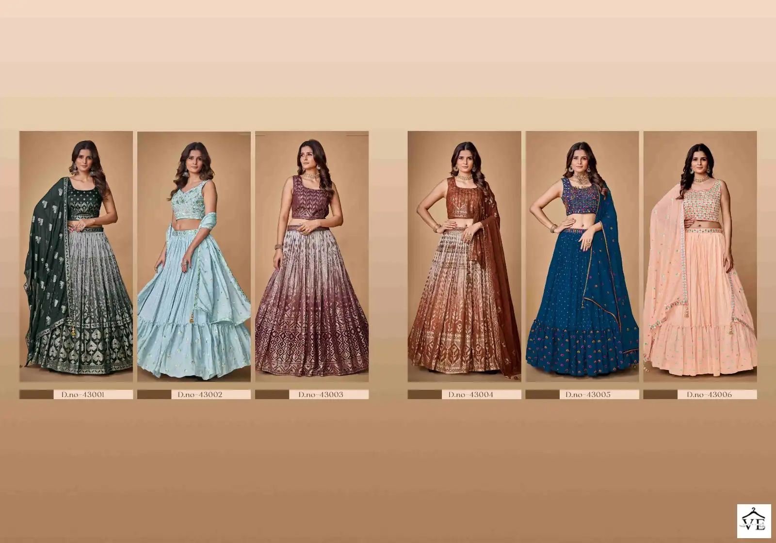 Arya Designs Mahira Vol 2 Georgette Wholesale Designer Readymade Lehenga Catalog — Wholesale Lehenga, MPA wholesale from Surat — view 8