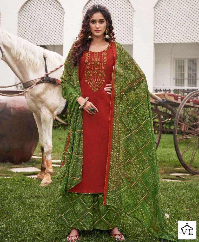 Zulfat Designer Mandakini Jam Cotton Wholesale Salwar Suit Catalog — Wholesale Salwar Suits, MPA wholesale from Surat — view 1