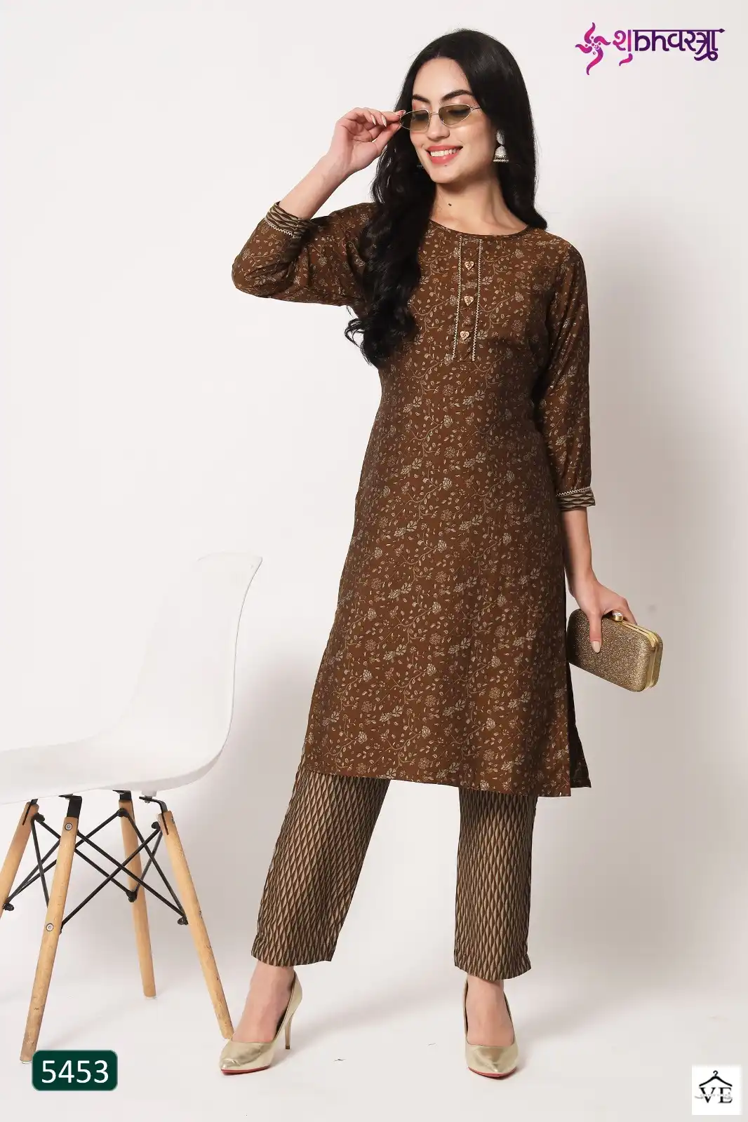 Shubhvastra Mantra Vol 1 Premium Chanderi Silk Wholesale Kurti Pant Catalog — Wholesale Kurtis, MPA wholesale from Surat - Gallery Image 3