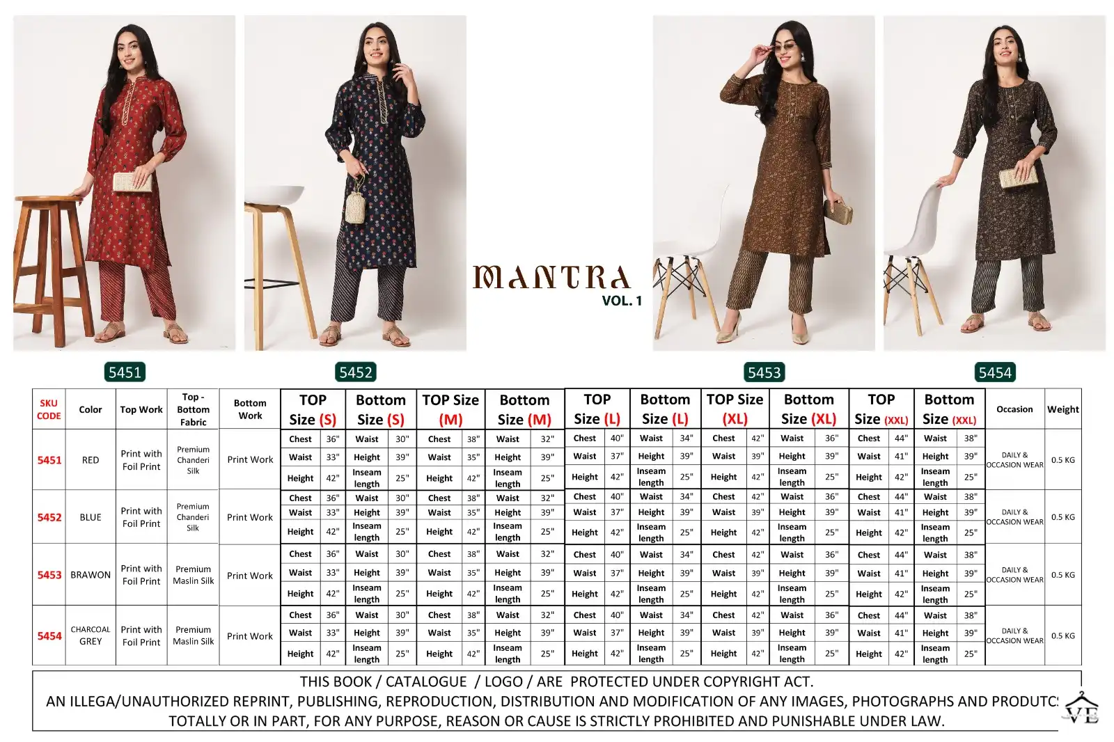 Shubhvastra Mantra Vol 1 Premium Chanderi Silk Wholesale Kurti Pant Catalog — Wholesale Kurtis, MPA wholesale from Surat — view 10