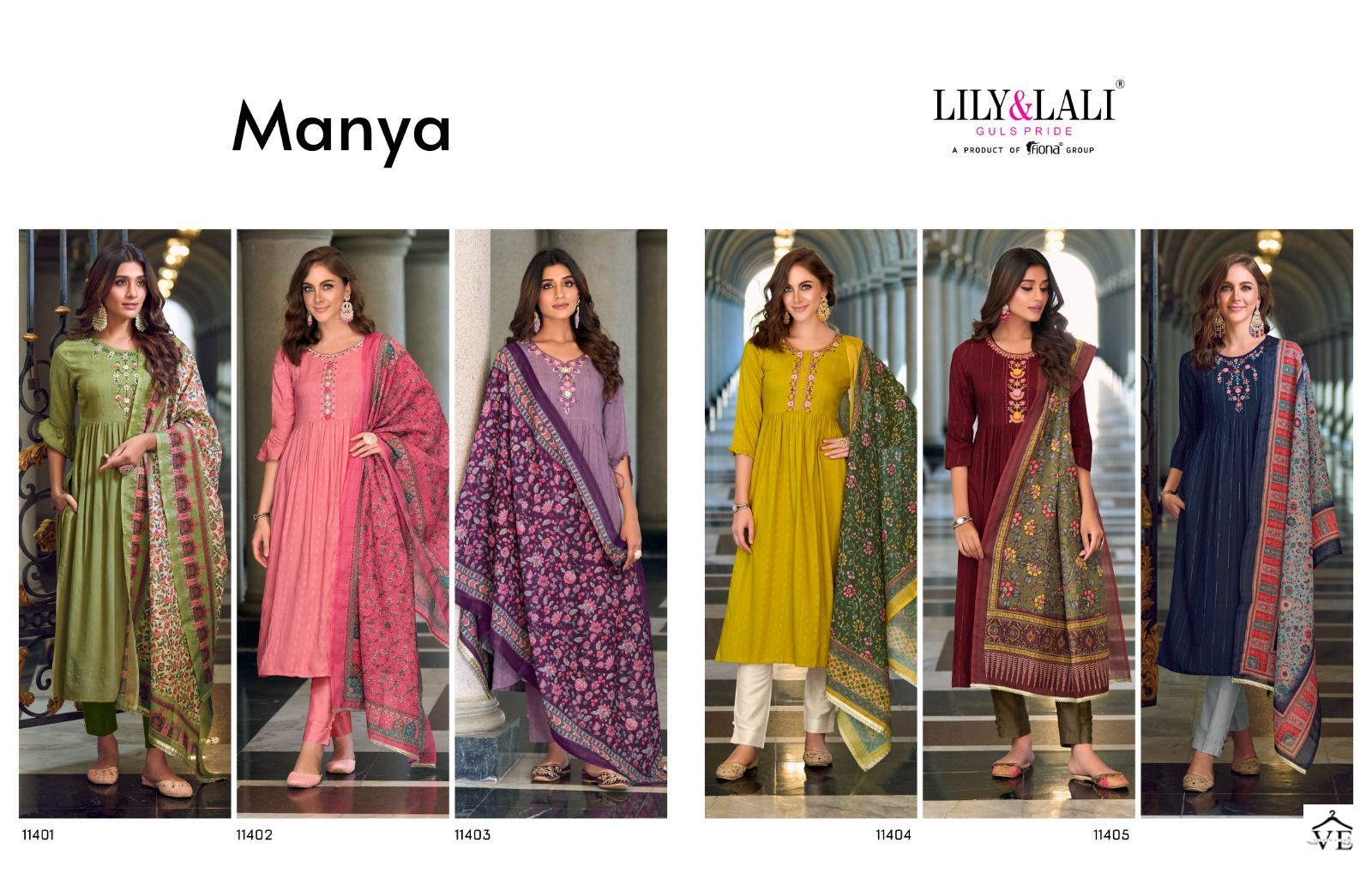 Lily And Lali Manya Viscose Wholesale Readymade Salwar Suit Catalog — Wholesale Salwar Suits, MPA wholesale from Surat — view 7