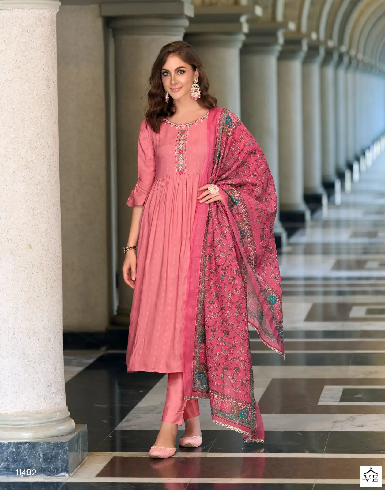 Lily & Lali Manya Fancy Viscose Rayon Wholesale Readymade Salwar Suit Catalog — Wholesale Salwar Suits, MPA wholesale from Surat - Gallery Image 3