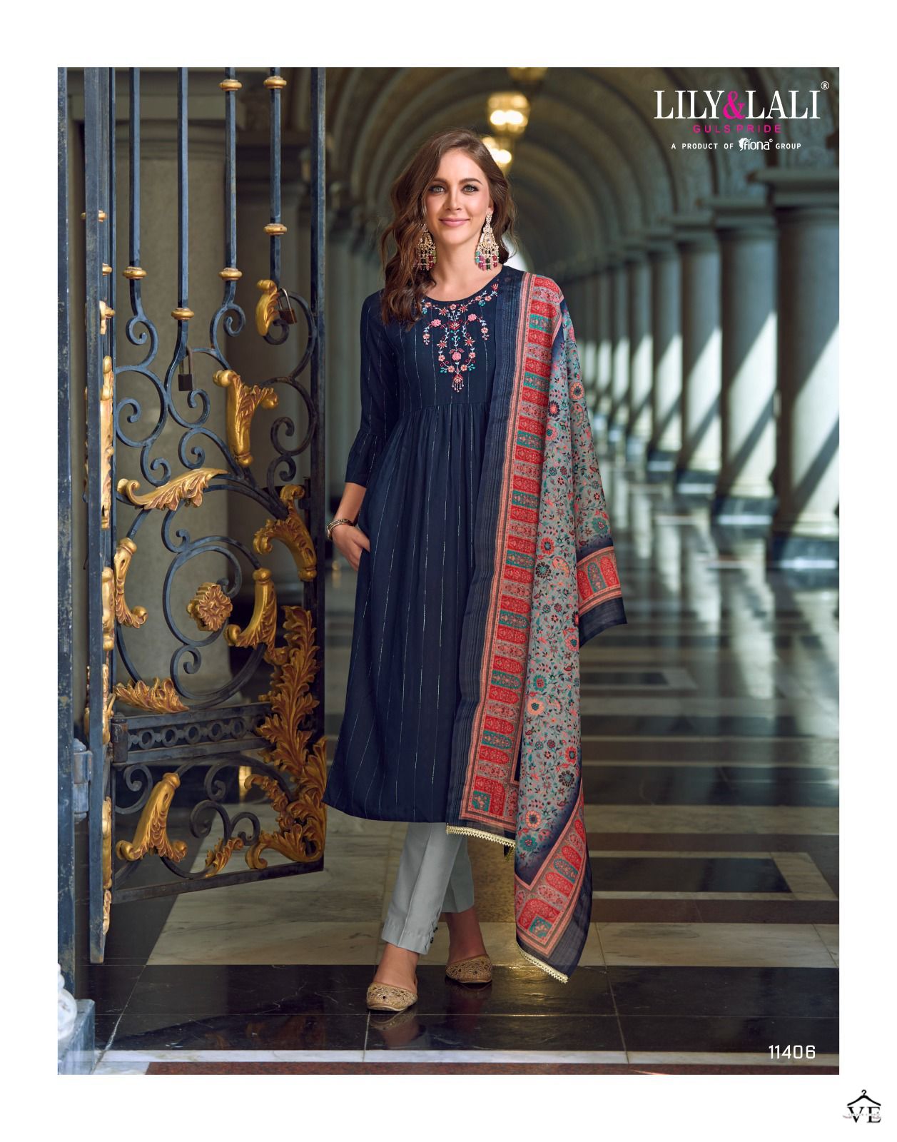 Lily And Lali Manya Viscose Wholesale Readymade Salwar Suit Catalog — Wholesale Salwar Suits, MPA wholesale from Surat - Gallery Image 6
