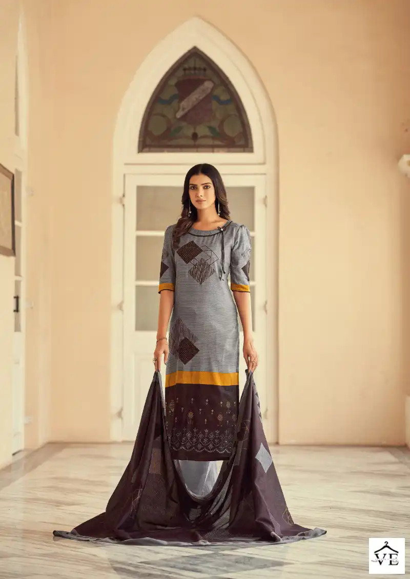 Azara Maria Pure Jam Cotton Wholesale Salwar Suit Catalog — Wholesale Salwar Suits, MPA wholesale from Surat - Gallery Image 5
