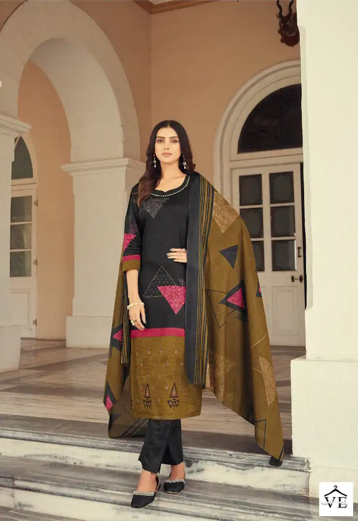 Azara Maria Pure Jam Cotton Wholesale Salwar Suit Catalog — Wholesale Salwar Suits, MPA wholesale from Surat - Gallery Image 2