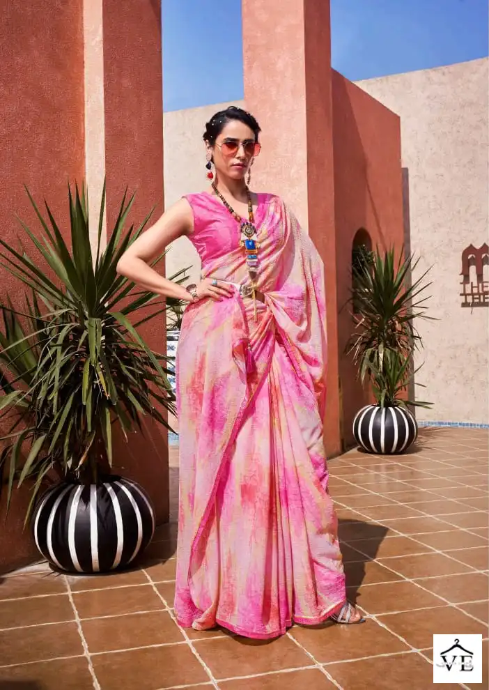 5D Designer Marie Gold Gulmohar Wholesale Saree Catalog — Wholesale Sarees, MPA wholesale from Surat — view 6