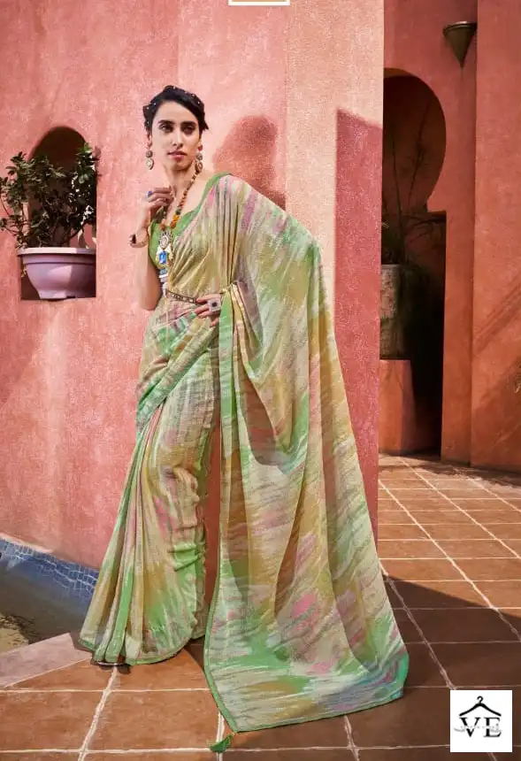 5D Designer Marie Gold Gulmohar Wholesale Saree Catalog — Wholesale Sarees, MPA wholesale from Surat — view 7