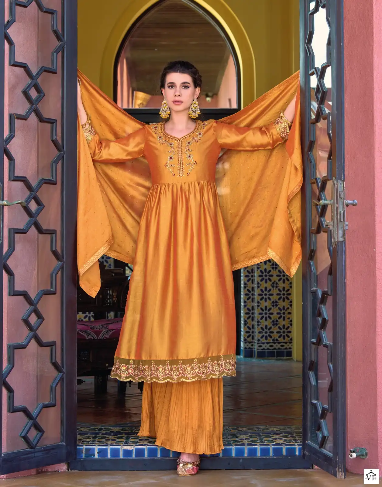 Lily & Lali Masakali Super Silk Wholesale Readymade Suits Catalog — Wholesale Salwar Suits, MPA wholesale from Surat - Gallery Image 4