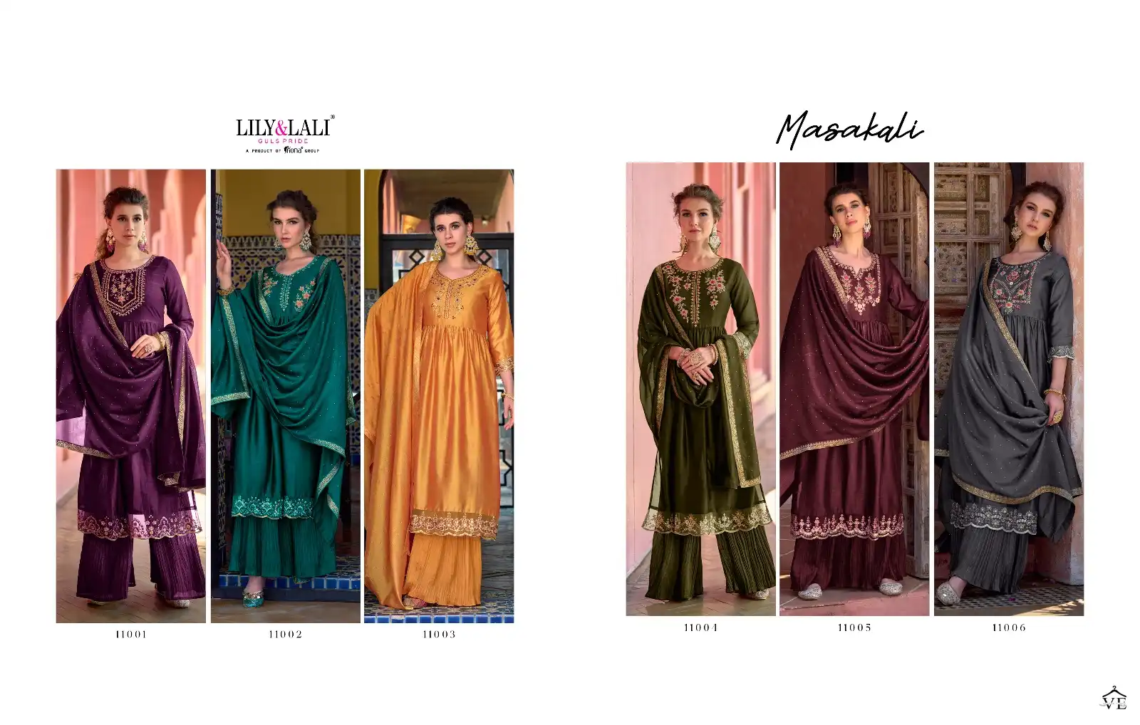 Lily &amp; Lali Masakali Super Silk Wholesale Readymade Suits Catalog — Wholesale Salwar Suits, MPA wholesale from Surat — view 6