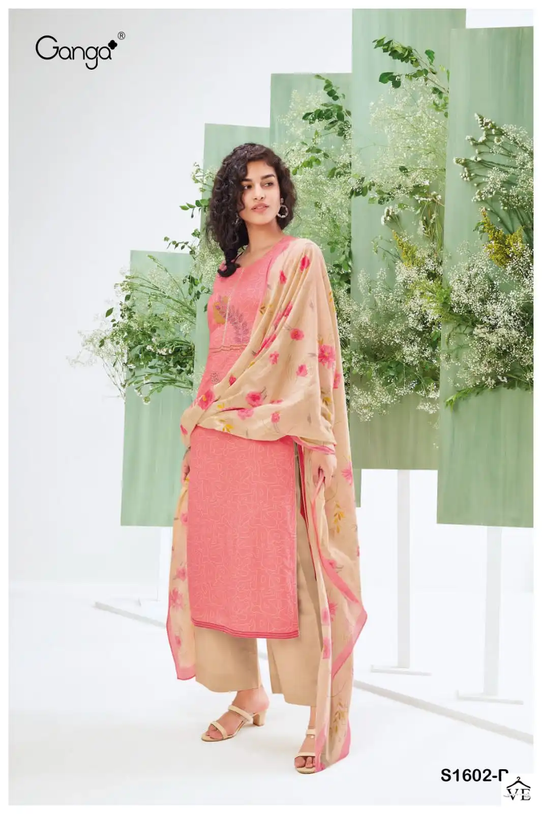 Ganga Megha 1602 Premium Cotton Wholesale Salwar Suit Catalog — Wholesale Salwar Suits, MPA wholesale from Surat - Gallery Image 4