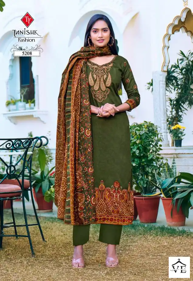 Tanishk Mehraaz-2 Pure Jam Cotton Wholesale Salwar Suit Catalog — Wholesale Salwar Suits, MPA wholesale from Surat - Gallery Image 2