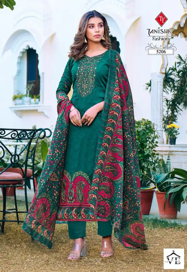 Tanishk Mehraaz-2 Pure Jam Cotton Wholesale Salwar Suit Catalog — Wholesale Salwar Suits, MPA wholesale from Surat - Gallery Image 3