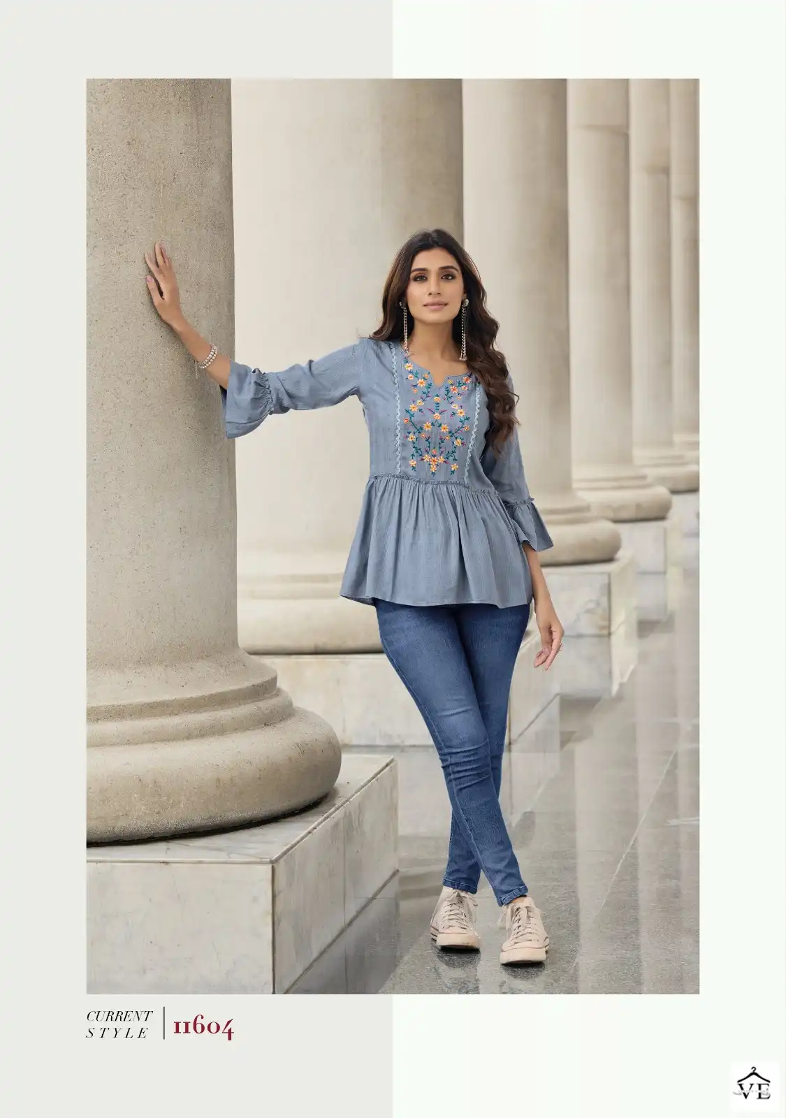 Lily & Lali Melody-2 Fancy Viscose Rayon Wholesale Tunics Catalog — Wholesale Kurtis, MPA wholesale from Surat - Gallery Image 7