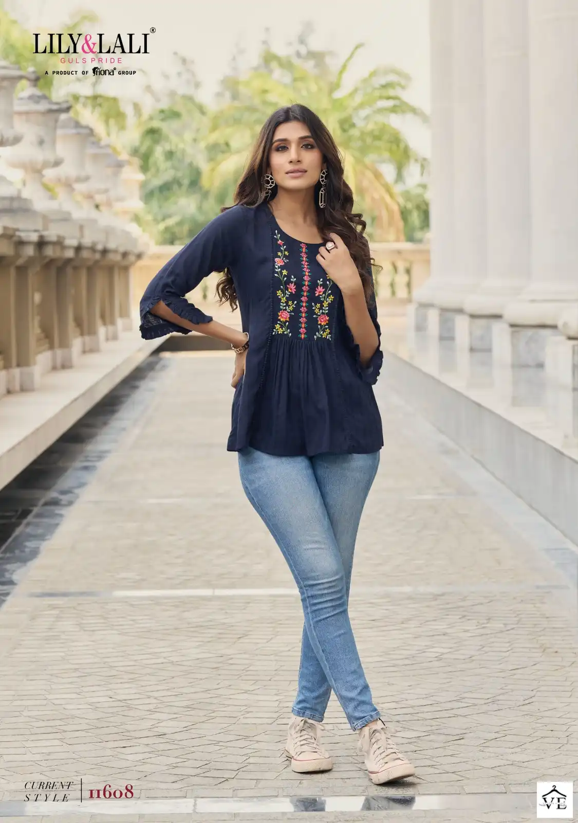Lily & Lali Melody-2 Fancy Viscose Rayon Wholesale Tunics Catalog — Wholesale Kurtis, MPA wholesale from Surat - Gallery Image 3