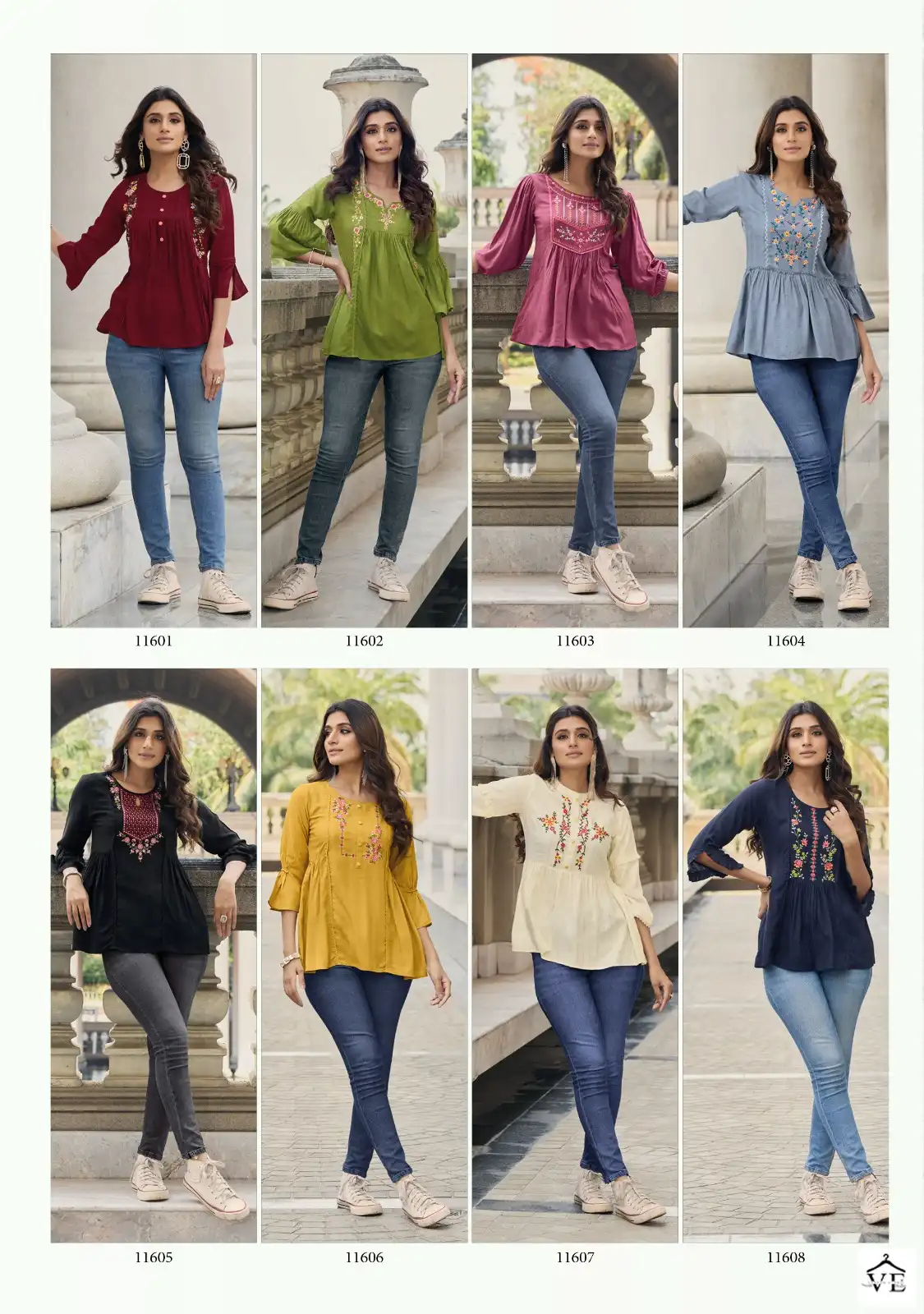 Lily &amp; Lali Melody-2 Fancy Viscose Rayon Wholesale Tunics Catalog — Wholesale Kurtis, MPA wholesale from Surat — view 9