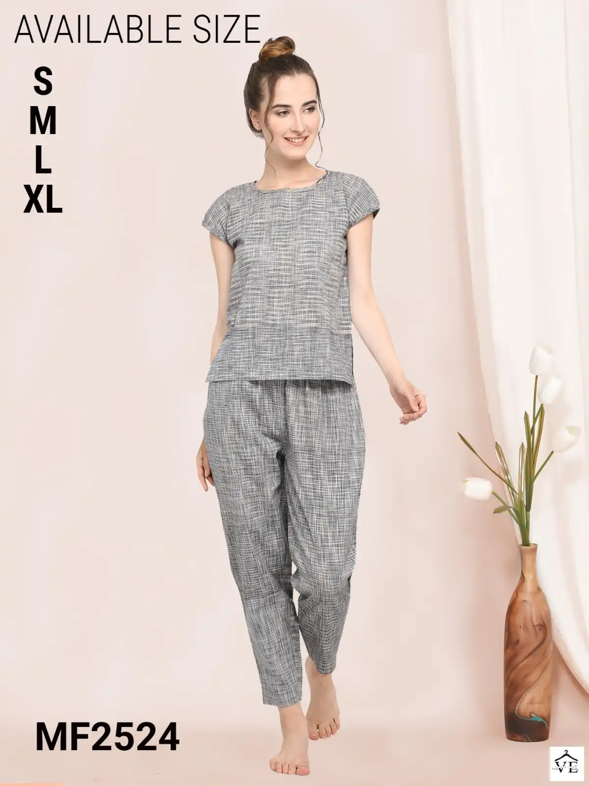 Mesmora Fancy Khadi Wholesale Night Wear Catalog — Wholesale Kurtis, MPA wholesale from Surat - Gallery Image 14