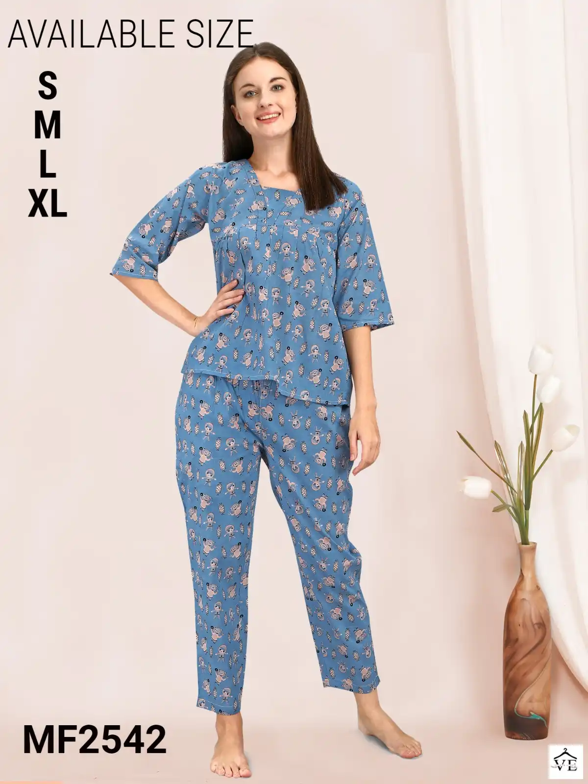 Mesmora Fancy Khadi Wholesale Night Wear Catalog — Wholesale Kurtis, MPA wholesale from Surat - Gallery Image 12