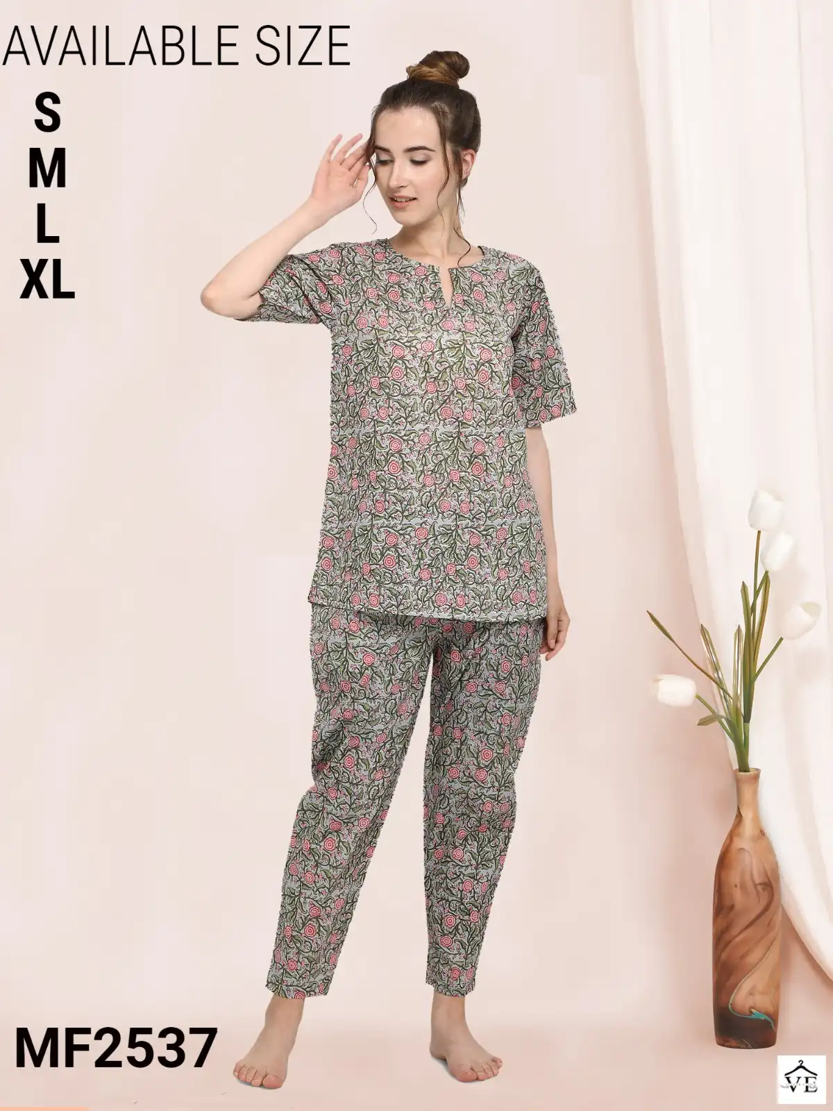 Mesmora Fancy Khadi Wholesale Night Wear Catalog — Wholesale Kurtis, MPA wholesale from Surat - Gallery Image 5