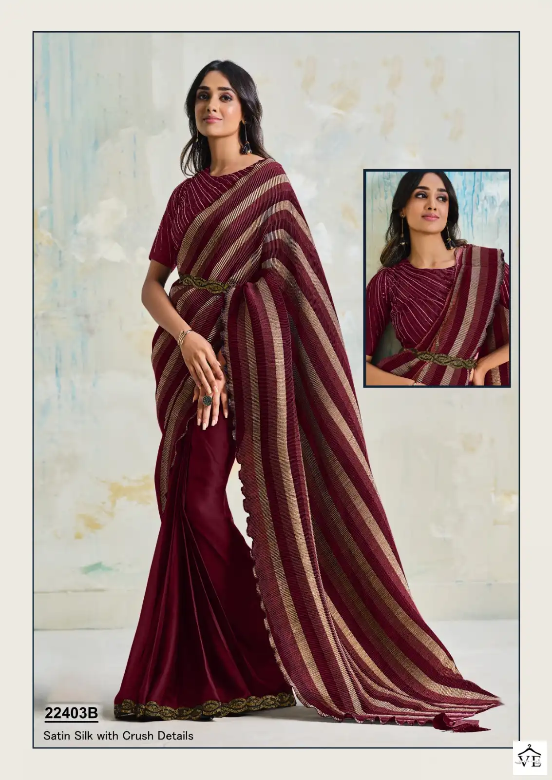 Mahotsav Mohamanthan Royal-22400 Colour Edition Satin Silk, Lycra Wholesale Party Wear Saree Catalog — Wholesale Sarees, MPA wholesale from Surat - Gallery Image 6