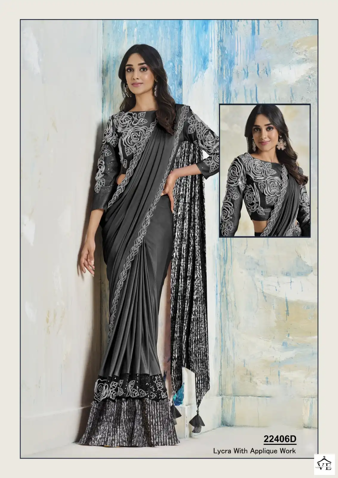 Mahotsav Mohamanthan Royal-22400 Colour Edition Satin Silk, Lycra Wholesale Party Wear Saree Catalog — Wholesale Sarees, MPA wholesale from Surat - Gallery Image 3