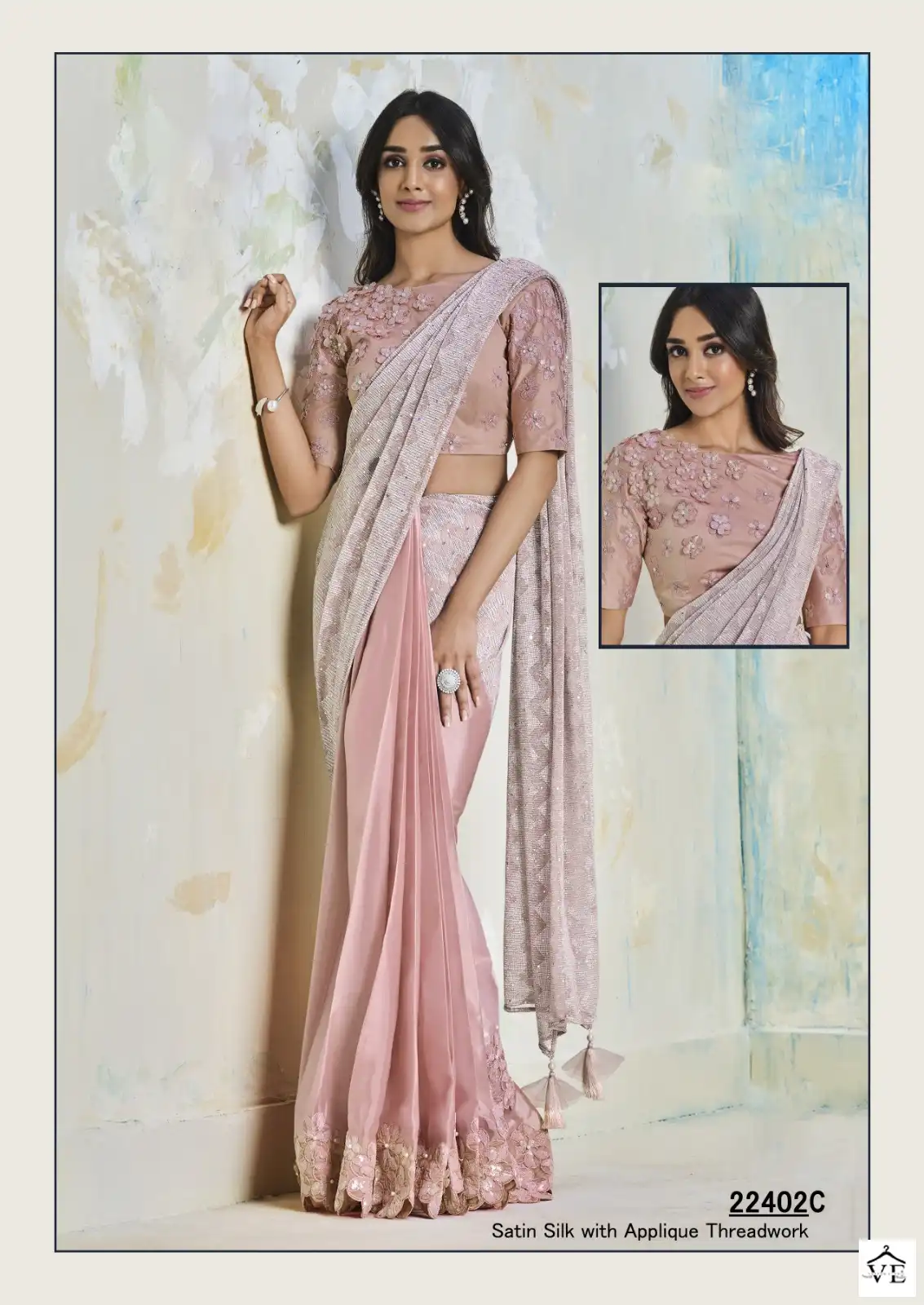 Mahotsav Mohamanthan Royal-22400 Colour Edition Satin Silk, Lycra Wholesale Party Wear Saree Catalog — Wholesale Sarees, MPA wholesale from Surat - Gallery Image 5
