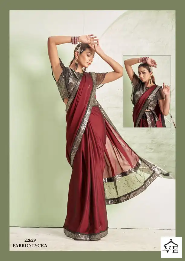 Mahotsav Mohmanthan 22600 C Series Silk Georgette Wholesale Designer Saree Catalog — Wholesale Sarees, MPA wholesale from Surat — view 4