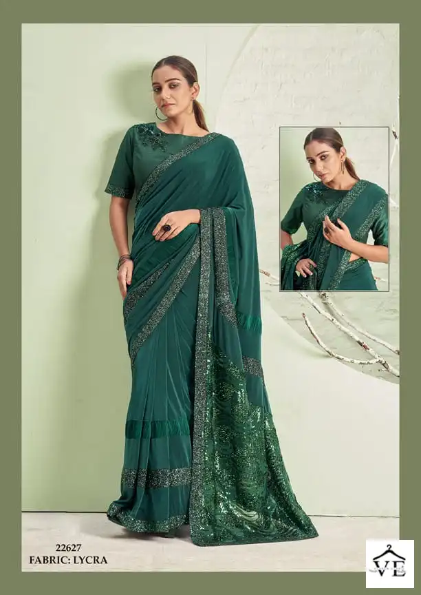 Mahotsav Mohmanthan 22600 C Series Silk Georgette Wholesale Designer Saree Catalog — Wholesale Sarees, MPA wholesale from Surat — view 6