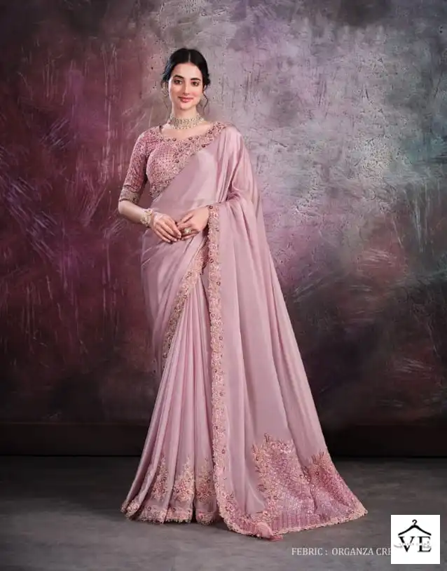 Mahotsav Mohmanthan Sarisha 22700 Series Organza, Satin Silk Wholesale Desinger Saree Catalog — Wholesale Sarees, MPA wholesale from Surat - Gallery Image 17