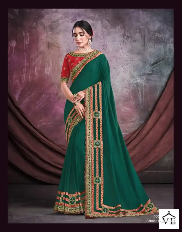 Mahotsav Mohmanthan Sarisha 22700 Series Organza, Satin Silk Wholesale Desinger Saree Catalog — Wholesale Sarees, MPA wholesale from Surat - Gallery Image 19