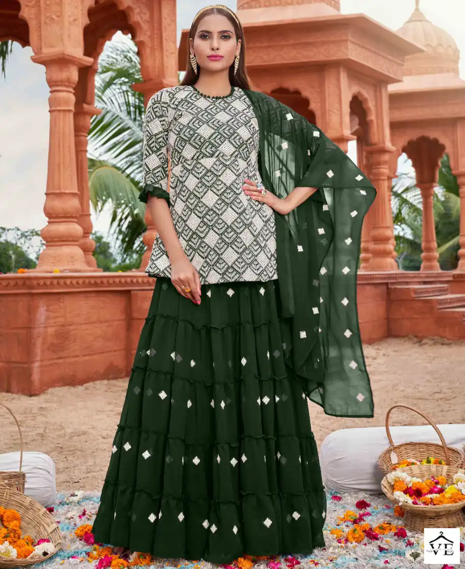 Aawiya Muraad Vol-1 Heavy Faux Georgette Wholesale Designer Suits Catalog — Wholesale Salwar Suits, MPA wholesale from Surat — view 1